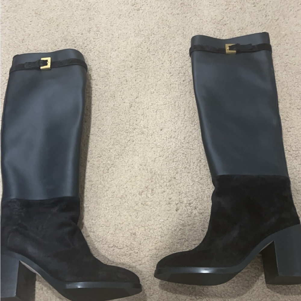Stuart Weitzman Morrison leather /suede knee boot